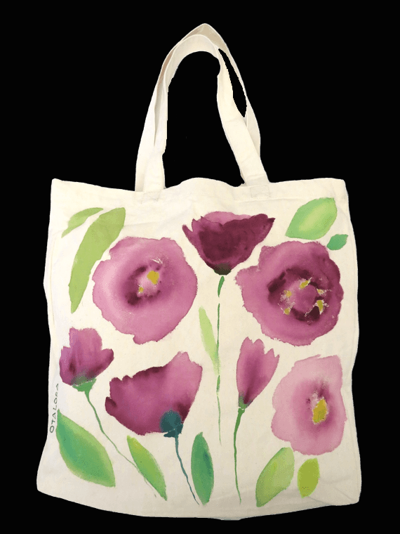 Tote bag pintado a mano